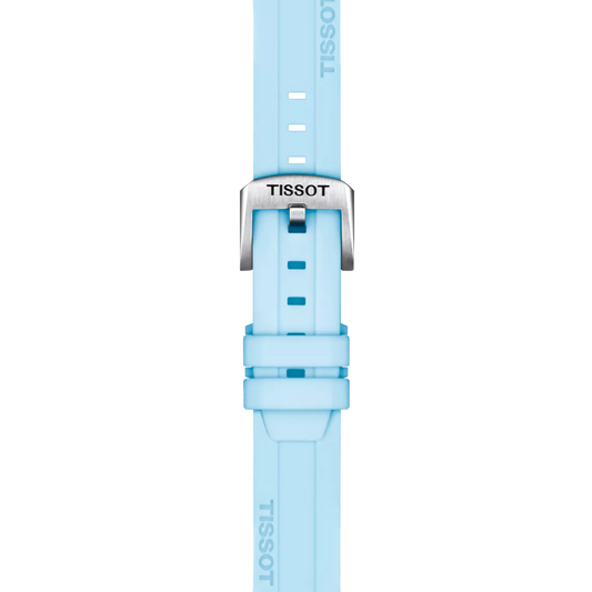 Tissot Mavi Silikon Kayış Boynuz Aralığı 18 mm