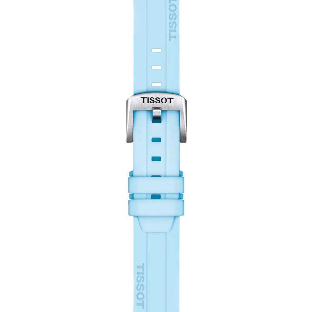 Tissot Mavi Silikon Kayış Boynuz Aralığı 18 mm