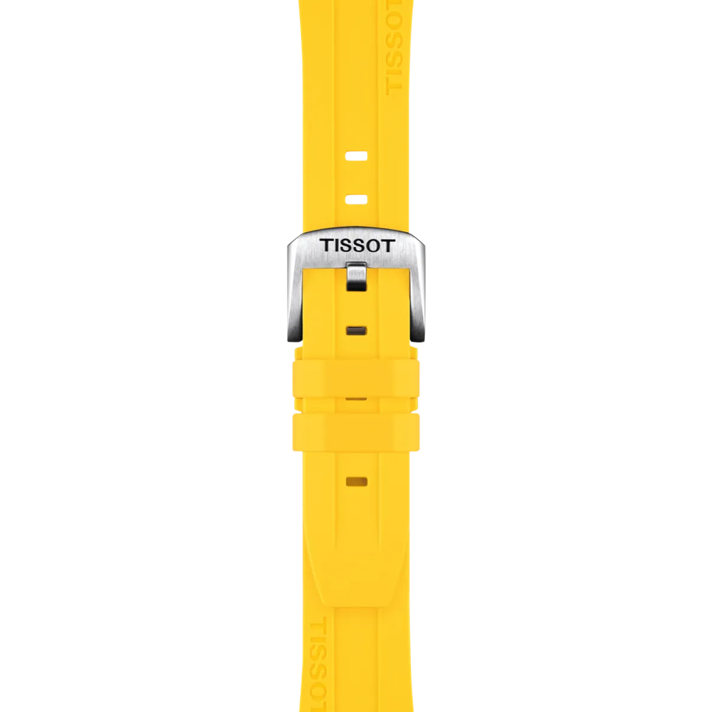 Tissot Sarı Silikon Kayış Boynuz Aralığı 20 mm
