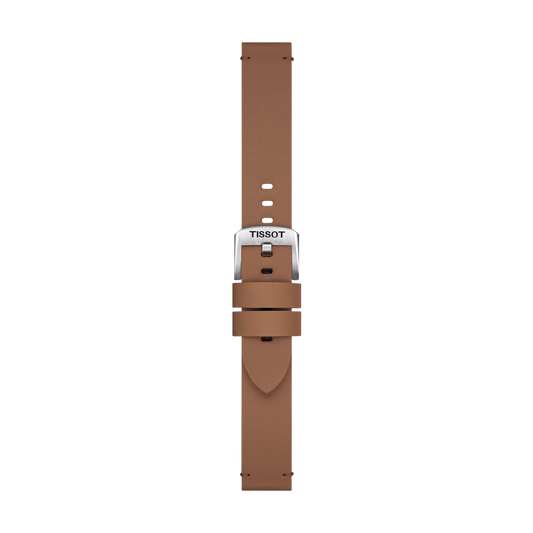Tissot Kahverengi Sentetik Kayış Boynuz Aralığı 18 mm