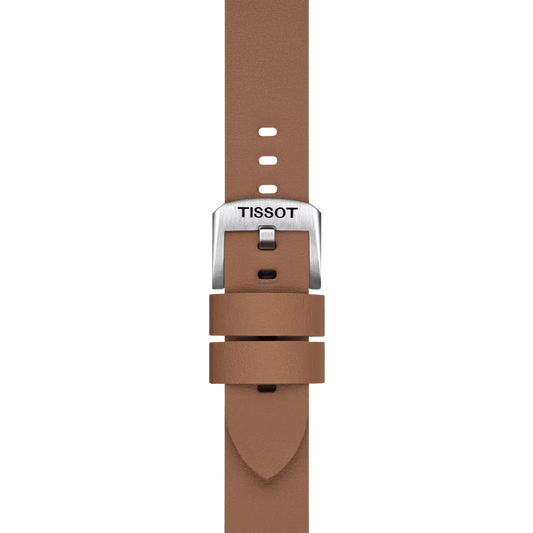 Tissot Kahverengi Sentetik Kayış Boynuz Aralığı 18 mm