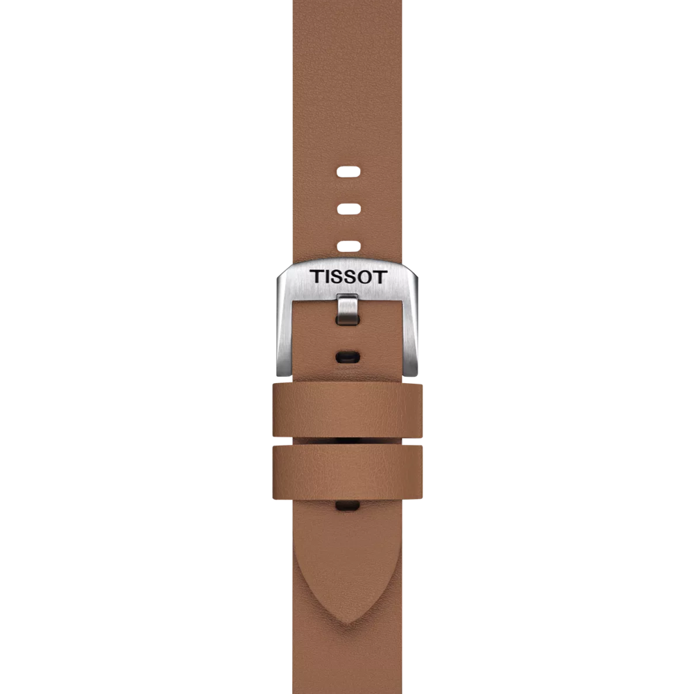 Tissot Kahverengi Sentetik Kayış Boynuz Aralığı 18 mm