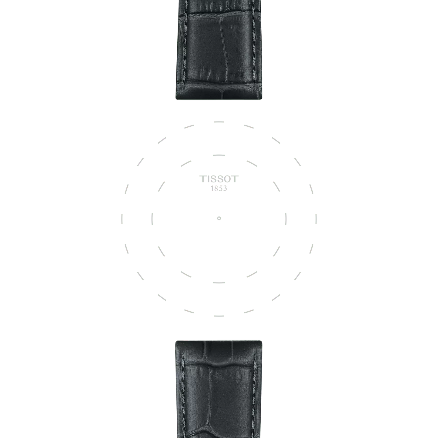 Tissot gri deri kayış boynuz aralığı 21 mm