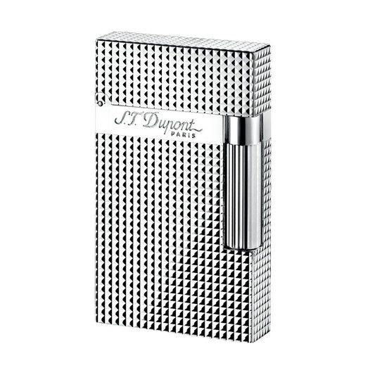 S.T. Dupont Ligne 2 Diamond Head Silver Çakmak 16184