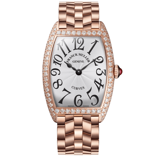 Cintree Curvex Ladies Rose Gold & Diamonds Gold Bracelet