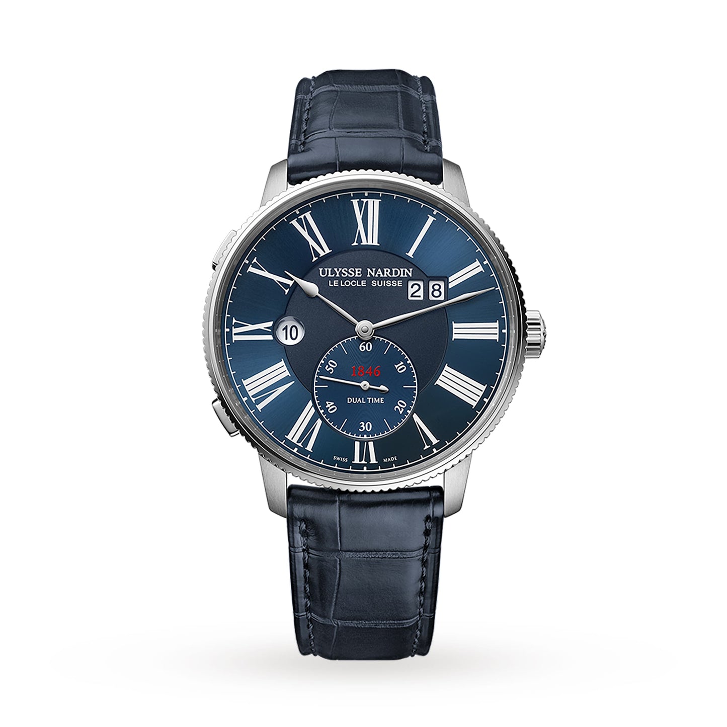 Marine Torpilleur Dual Time 44mm