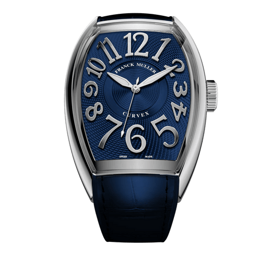CX 36 Stainless Steel Curvex Dark Blue Dial