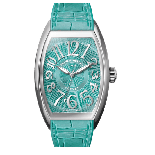 CX 36 Stainless Steel Curvex Turquoise Dial