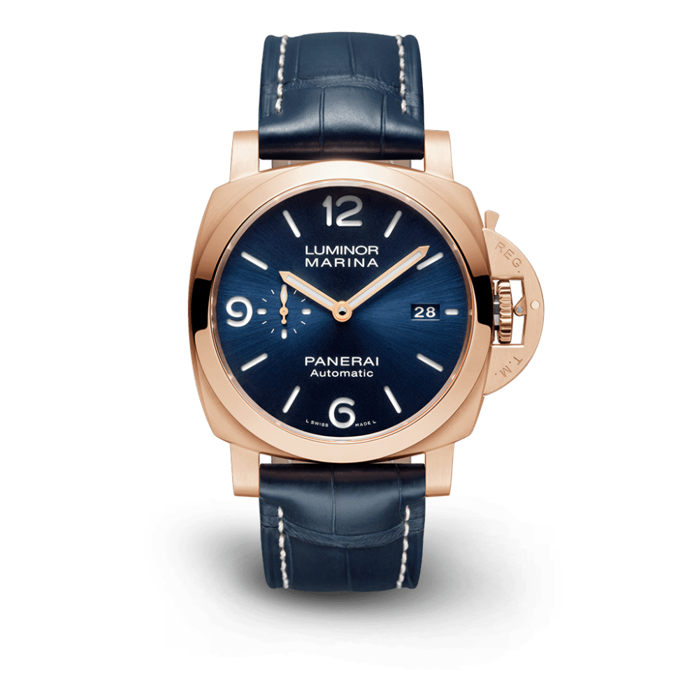 Luminor Marina Goldtech™ Sole Blu - 44mm PAM01112