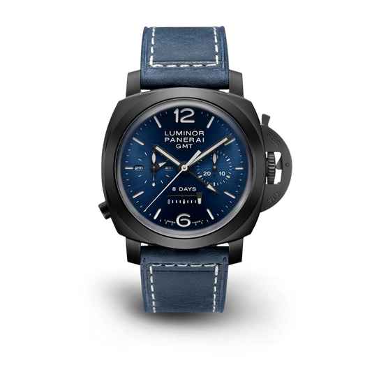 Luminor Chrono Monopulsante 8 Giorni GMT Blu Notte PAM01135