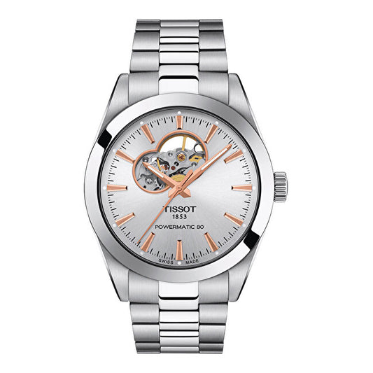 Tissot Gentleman Powermatic 80 Open Heart T1274071103101 Kol Saati