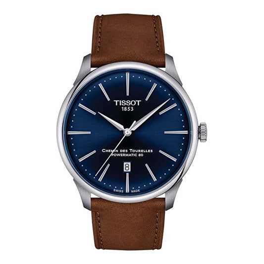 Tissot Chemin des Tourelles Powermatic 80 42 mm T1394071604100 Kol Saati