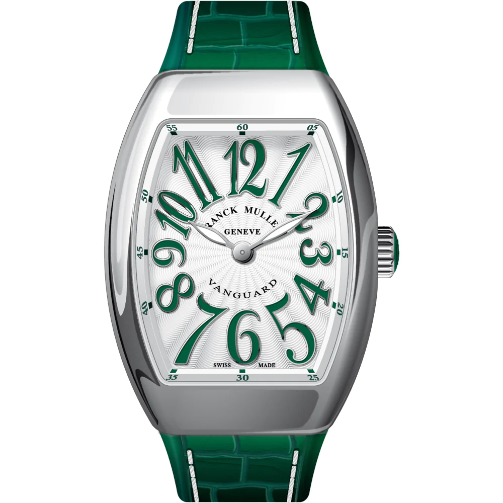 V32 Vanguard Lady Polished Stainless Steel Green