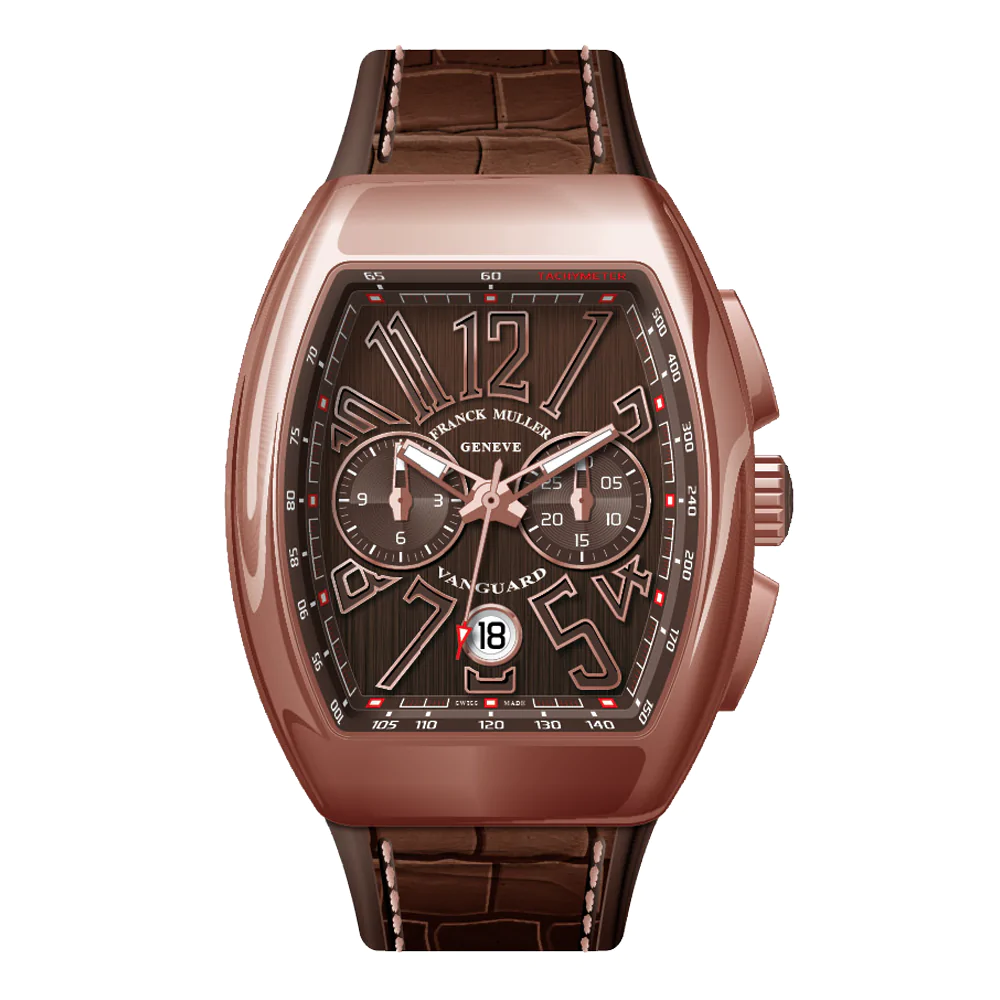 V41 Vanguard Chrono Rose Gold - Brown