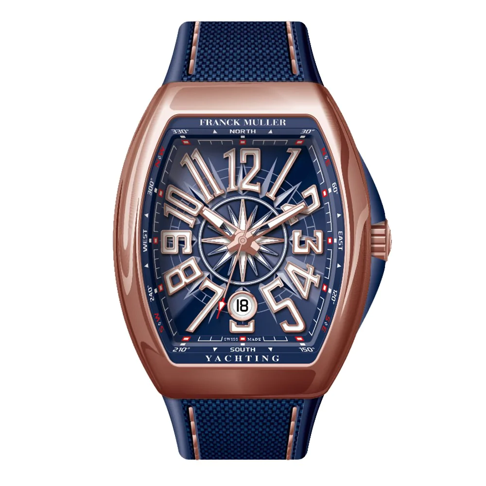 V41 Vanguard Yachting Polished Rose Gold