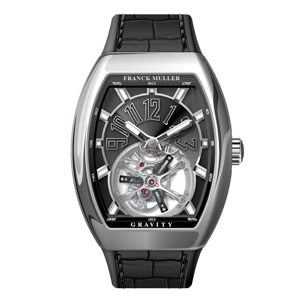 V41 Vanguard Gravity Tourbillon Stainless Steel