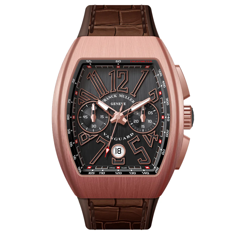 V45 Vanguard Chrono Brushed Rose Gold