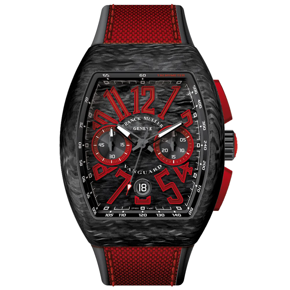 V45 Vanguard Chrono Carbon - Red