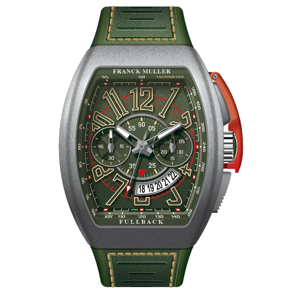 V45 Vanguard Chrono Fullback Titanium - Green