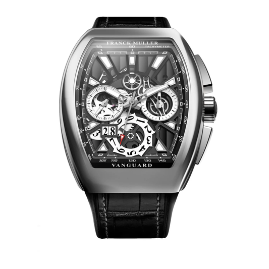 V45 Vanguard Brushed Steel Skeleton