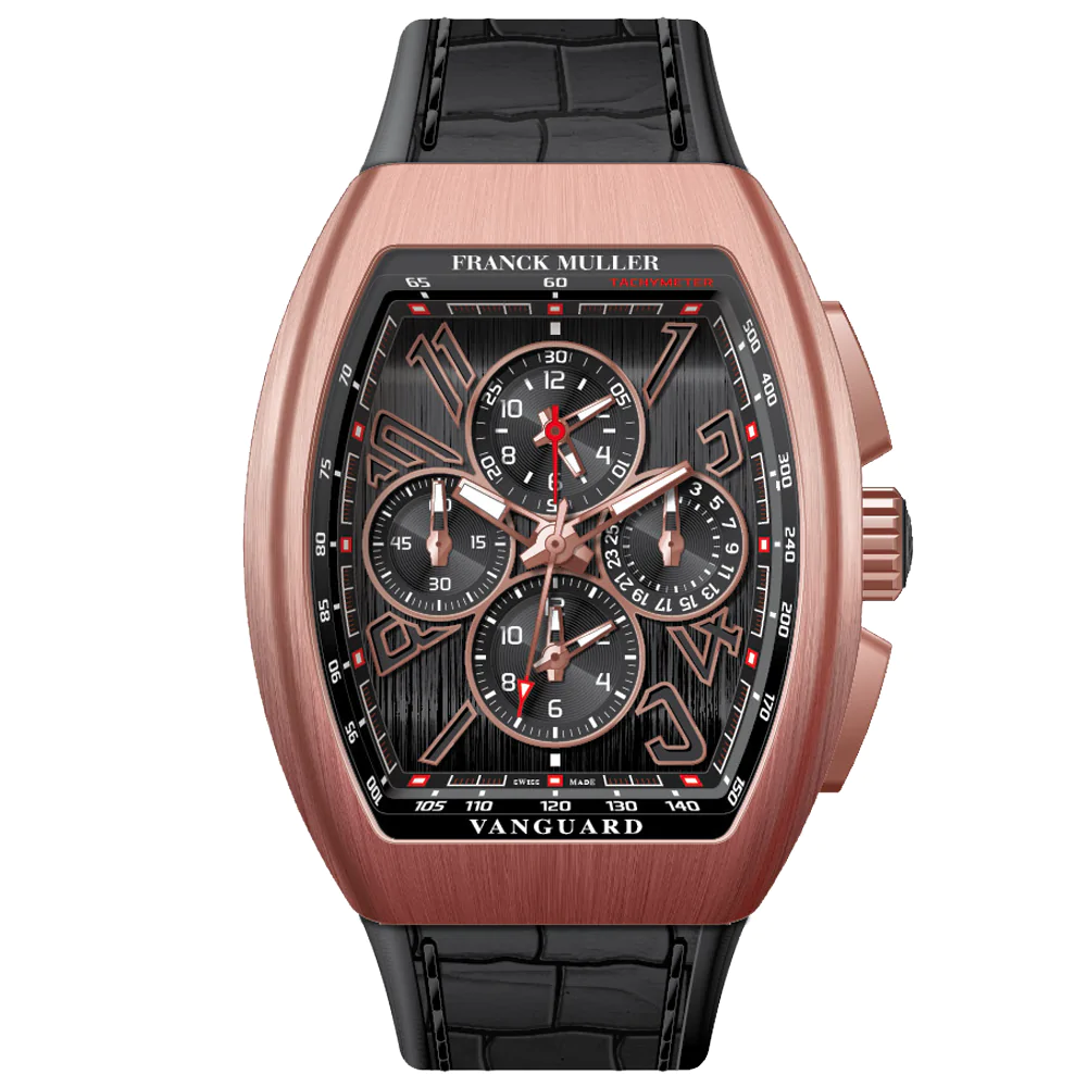 V45 Vanguard Chrono Master Banker Brushed Rose Gold