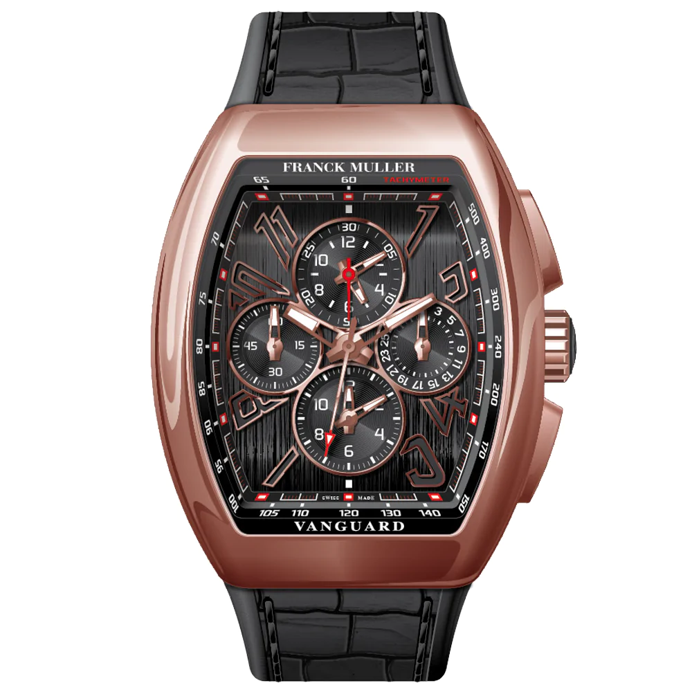 V45 Vanguard Chrono Master Banker Rose Gold