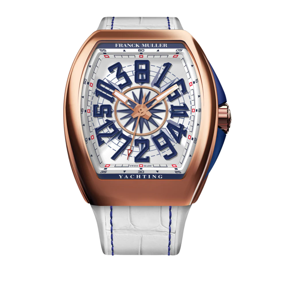 V45 Vanguard Yachting Crazy Hours Rose Gold - White