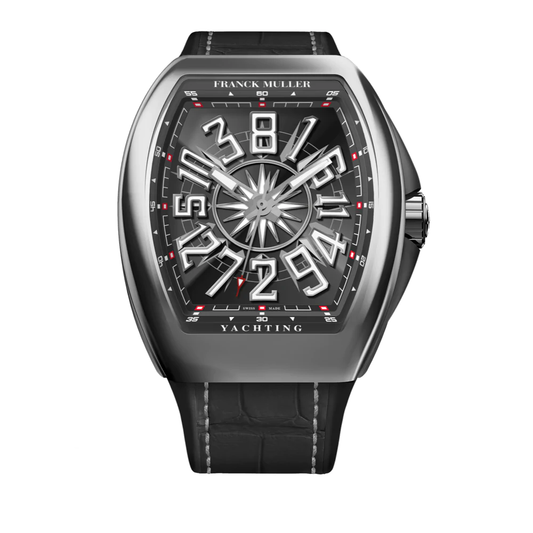 V45 Vanguard Yachting Crazy Hours Stainless Steel - Black Dial