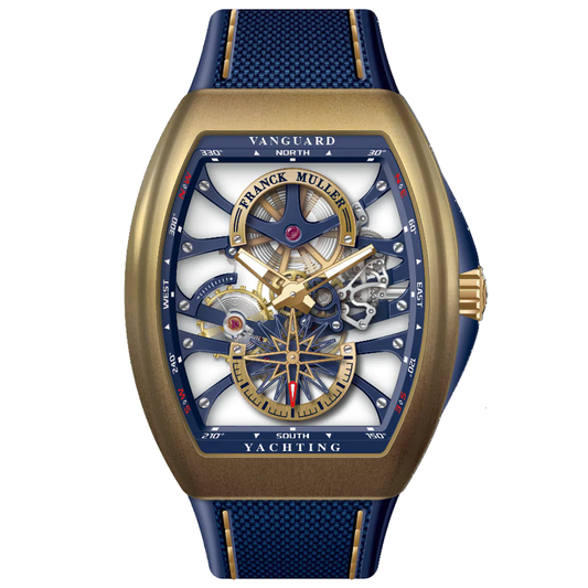 V45 Vanguard Yachting Skeleton Brushed Bronze