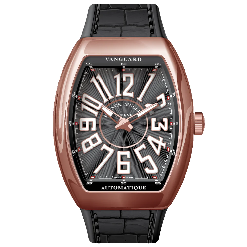 V45 Vanguard Slim Rose Gold White Numerals