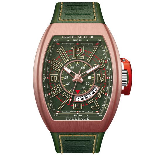 V45 Vanguard Fullback Brushed Rose Gold - Green