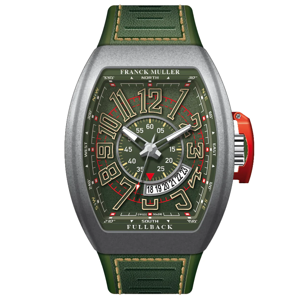 V45 Vanguard Fullback Titanium - Green