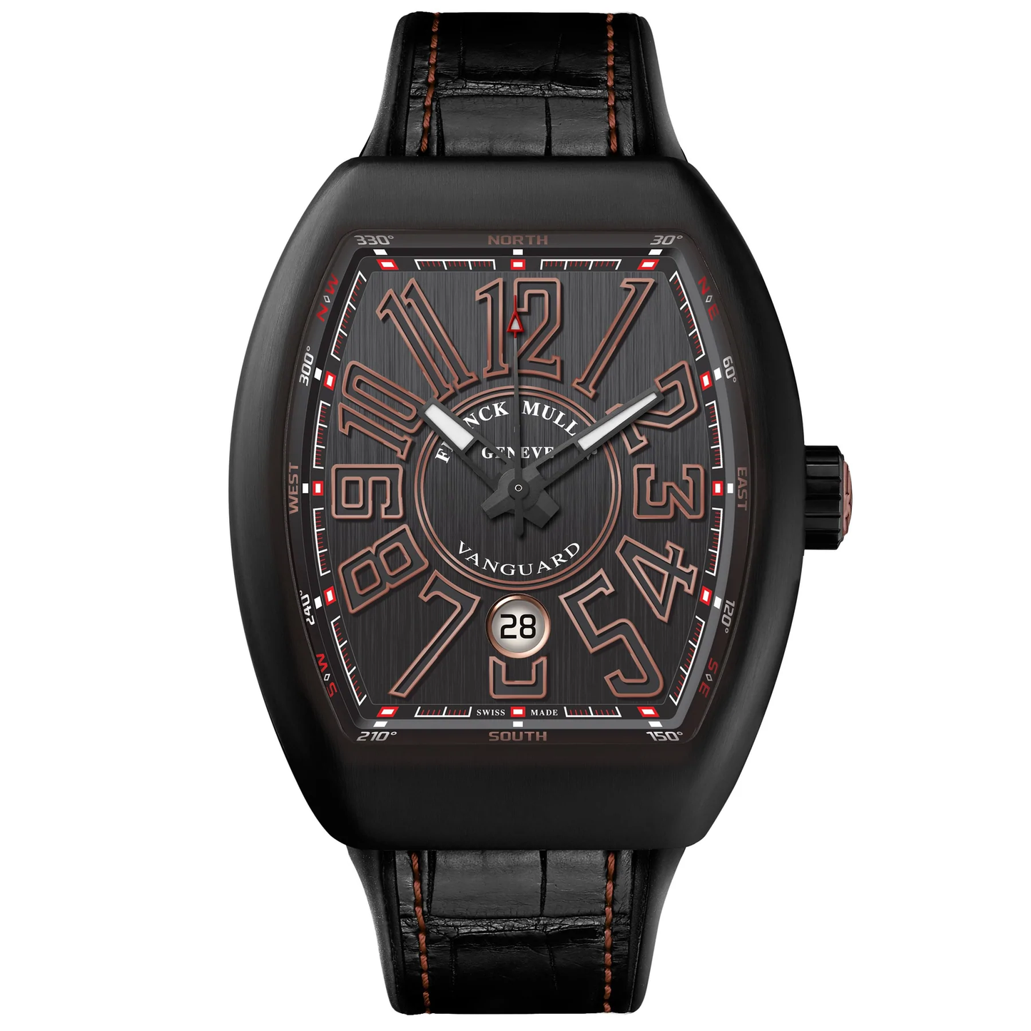 V45 Vanguard Classical Titanium Black Rose Details