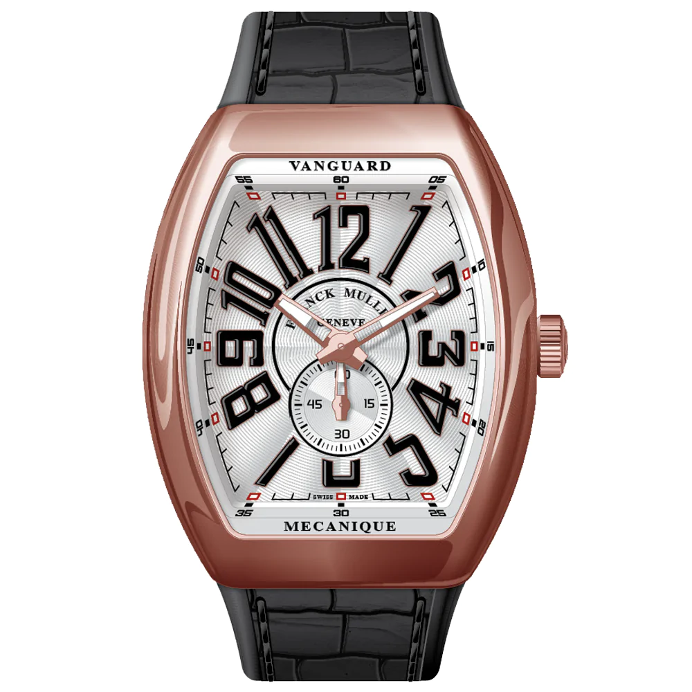 V45 Vanguard Slim Rose Gold Black Numerals