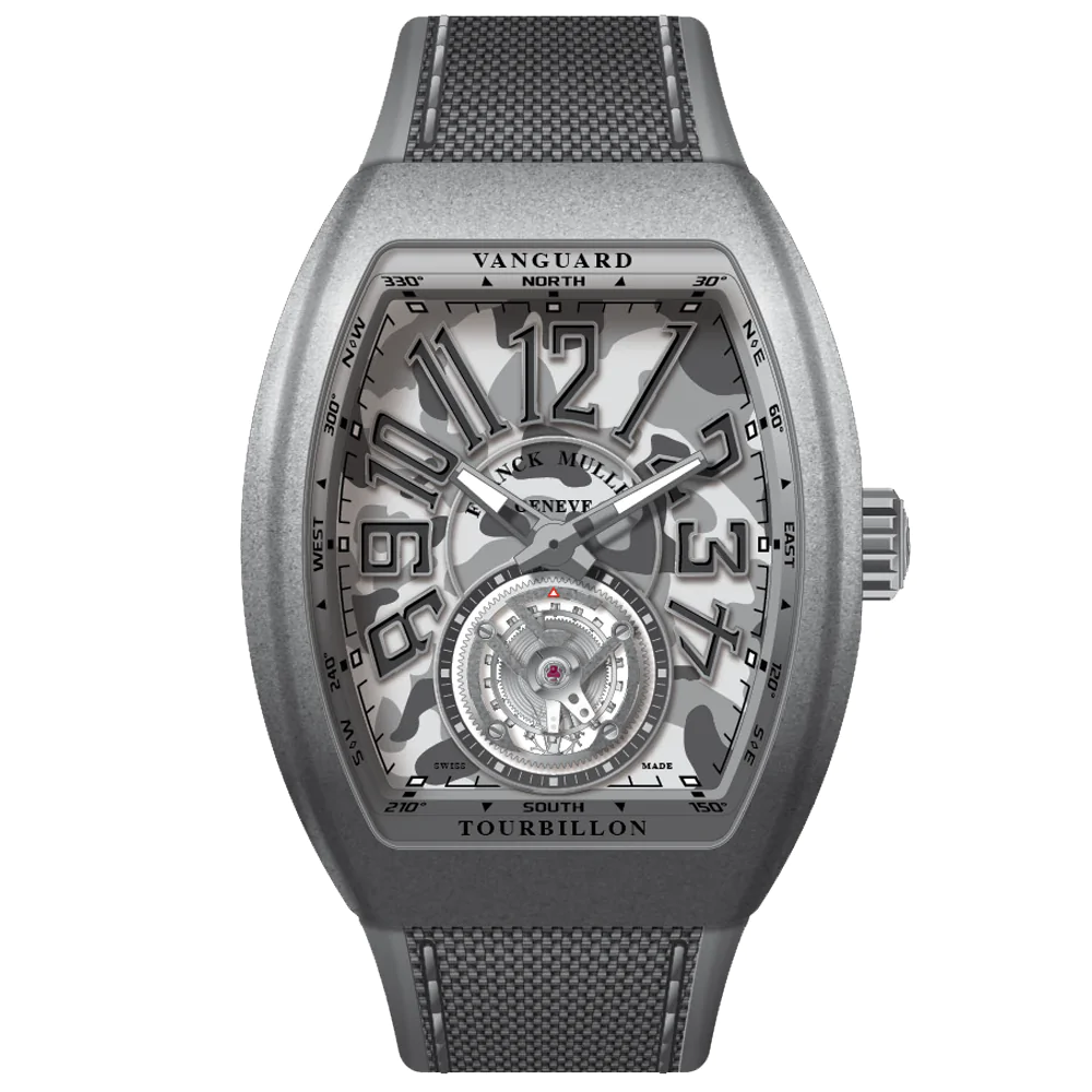 V45 Vanguard Titanium Case Camouflage Tourbillon - Grey