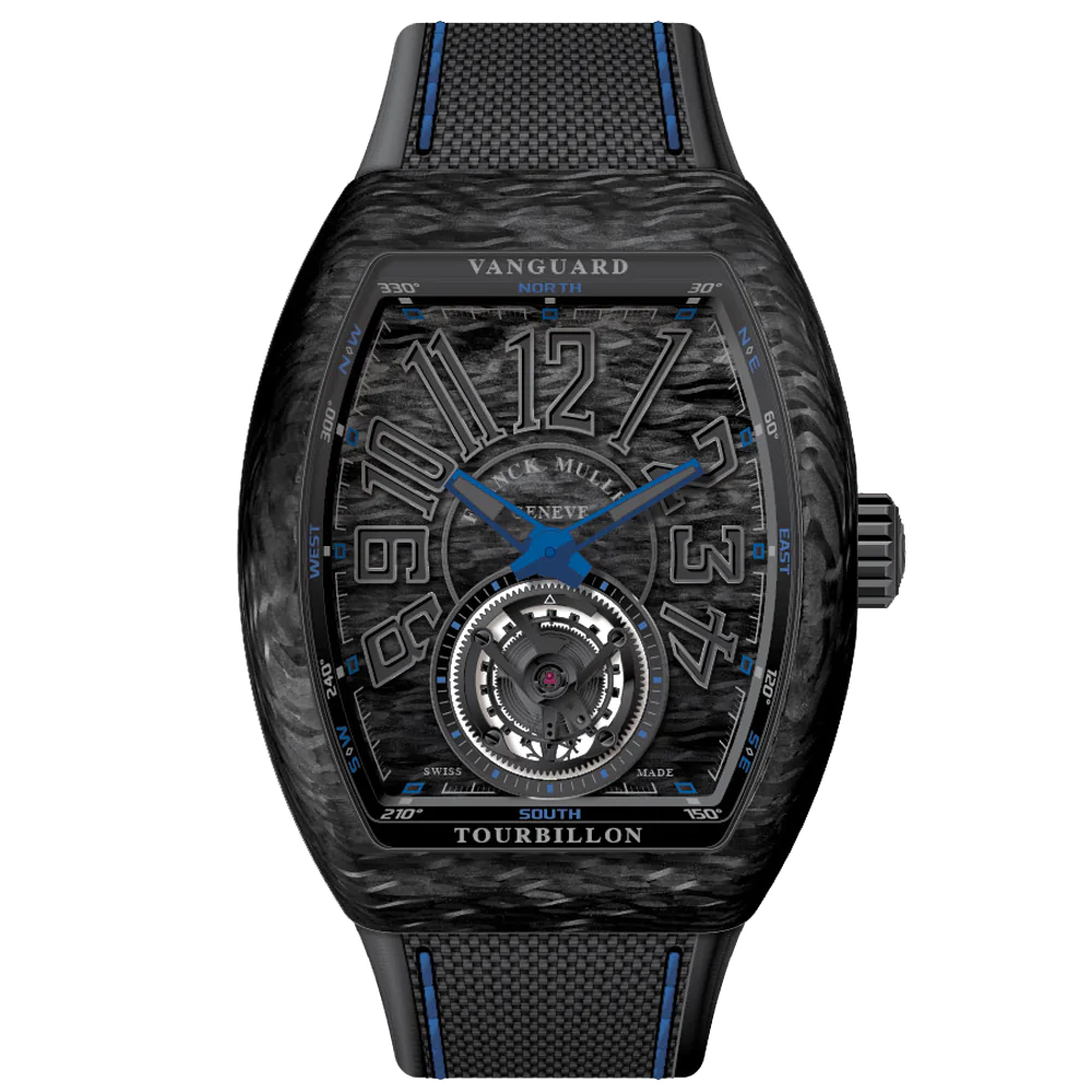 V45 Vanguard Tourbillon Carbon - Blue