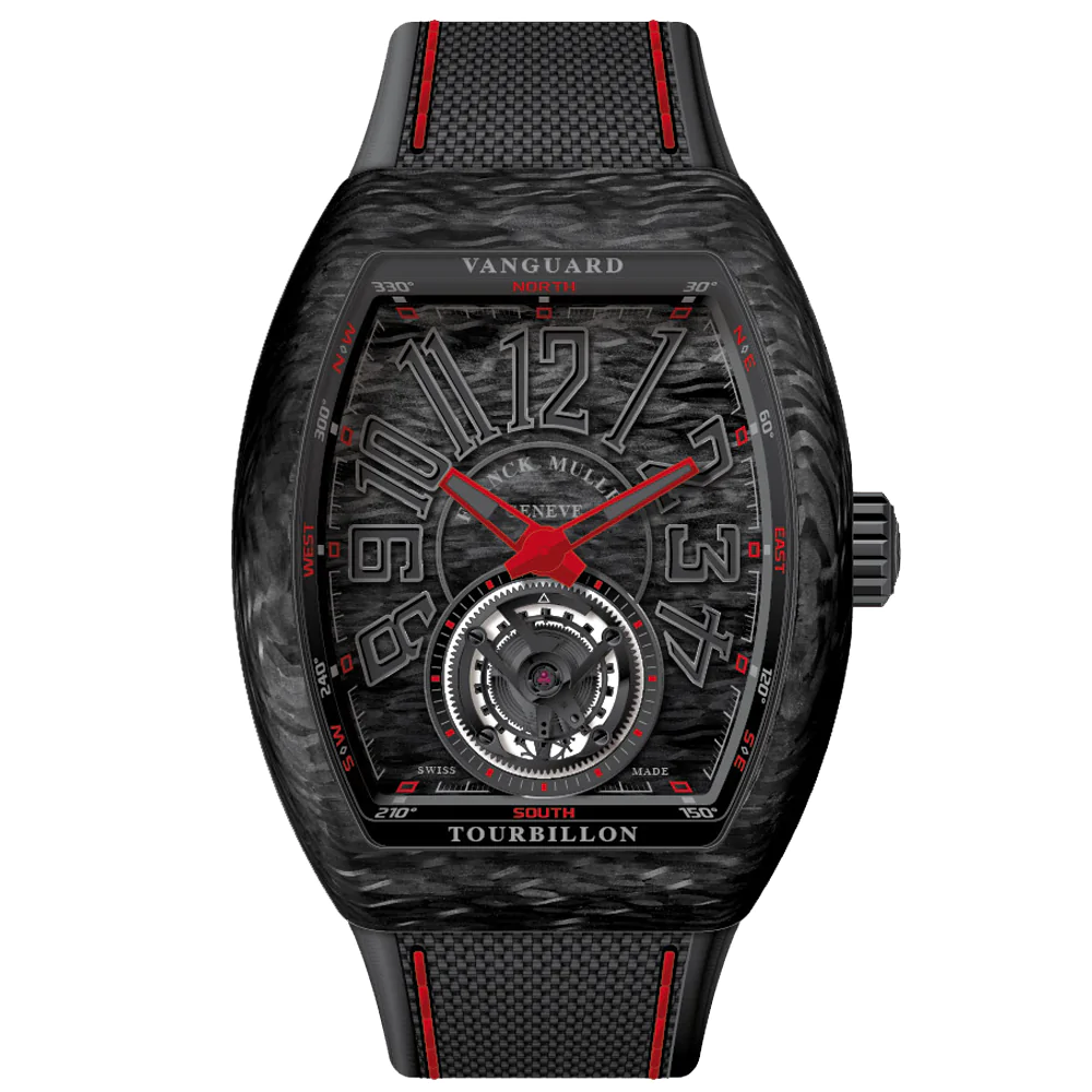 V45 Vanguard Tourbillon Carbon - Red