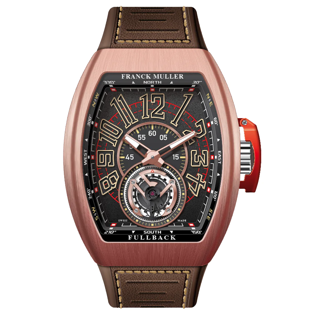 V45 Vanguard Fullback Tourbillon Brushed Rose Gold