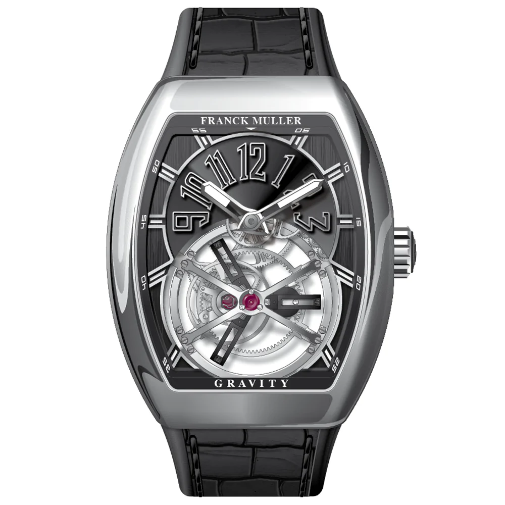 V45 Vanguard Gravity Tourbillon Polished Steel