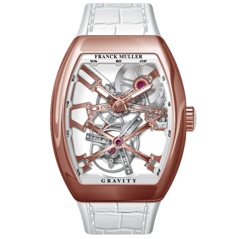 V45 Vanguard Gravity Skeleton Tourbillon Polished Rose Gold