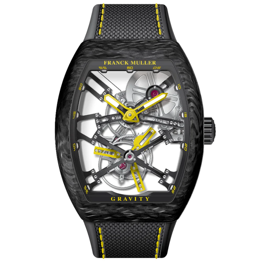 V45 Vanguard Gravity Skeleton Tourbillon Carbon - Yellow