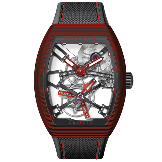 V45 Vanguard Gravity Skeleton Tourbillon Red Carbon