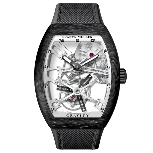 V45 Vanguard Gravity Skeleton Tourbillon Carbon - White