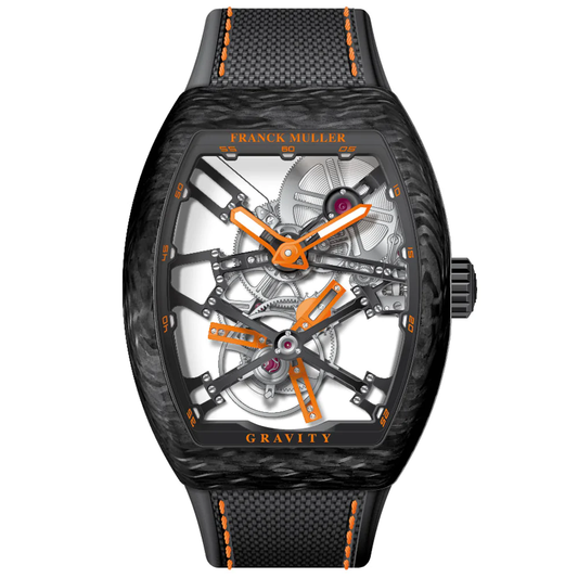 V45 Vanguard Gravity Skeleton Tourbillon Carbon - Orange