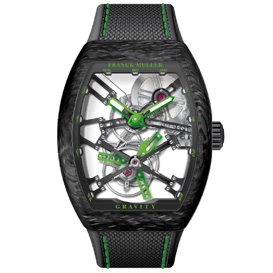 V45 Vanguard Gravity Skeleton Tourbillon Carbon - Green