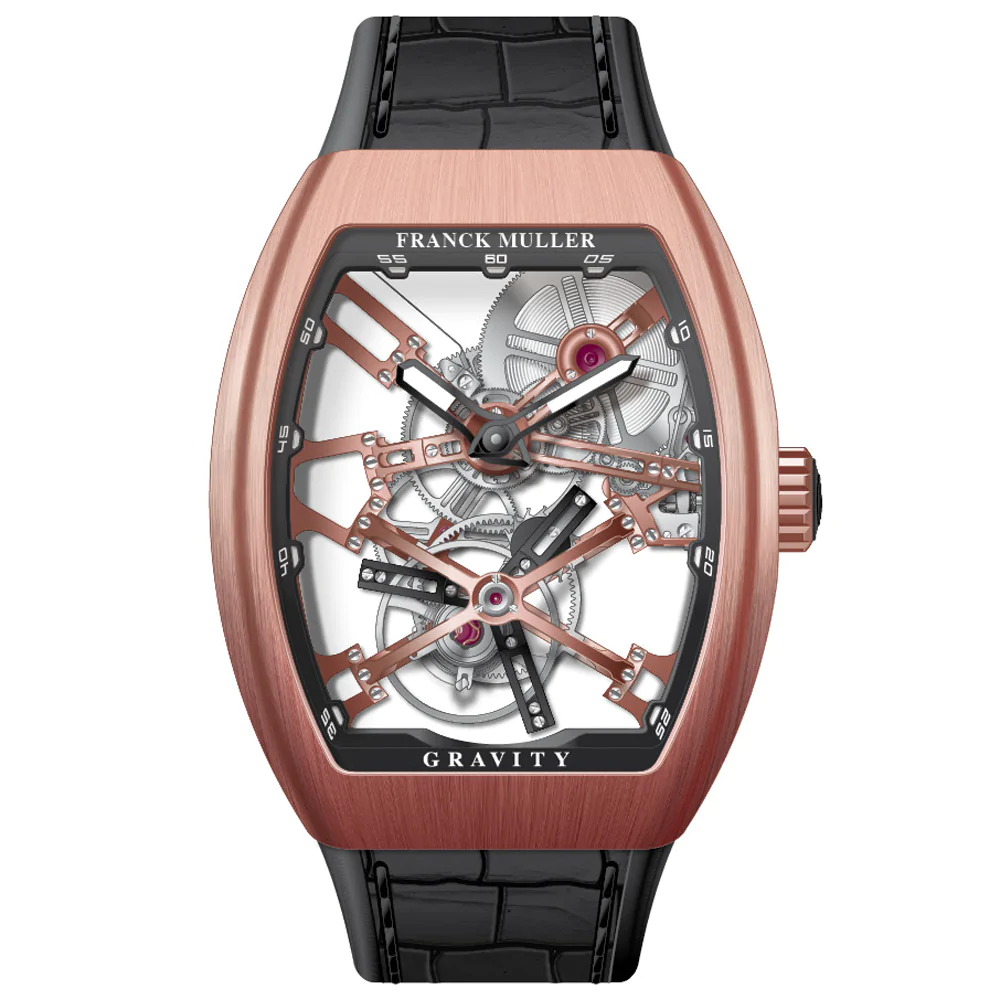 V45 Vanguard Gravity Skeleton Tourbillon Brushed Rose Gold