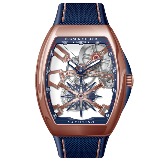 V45 Vanguard Yachting Rose Gold Skeleton