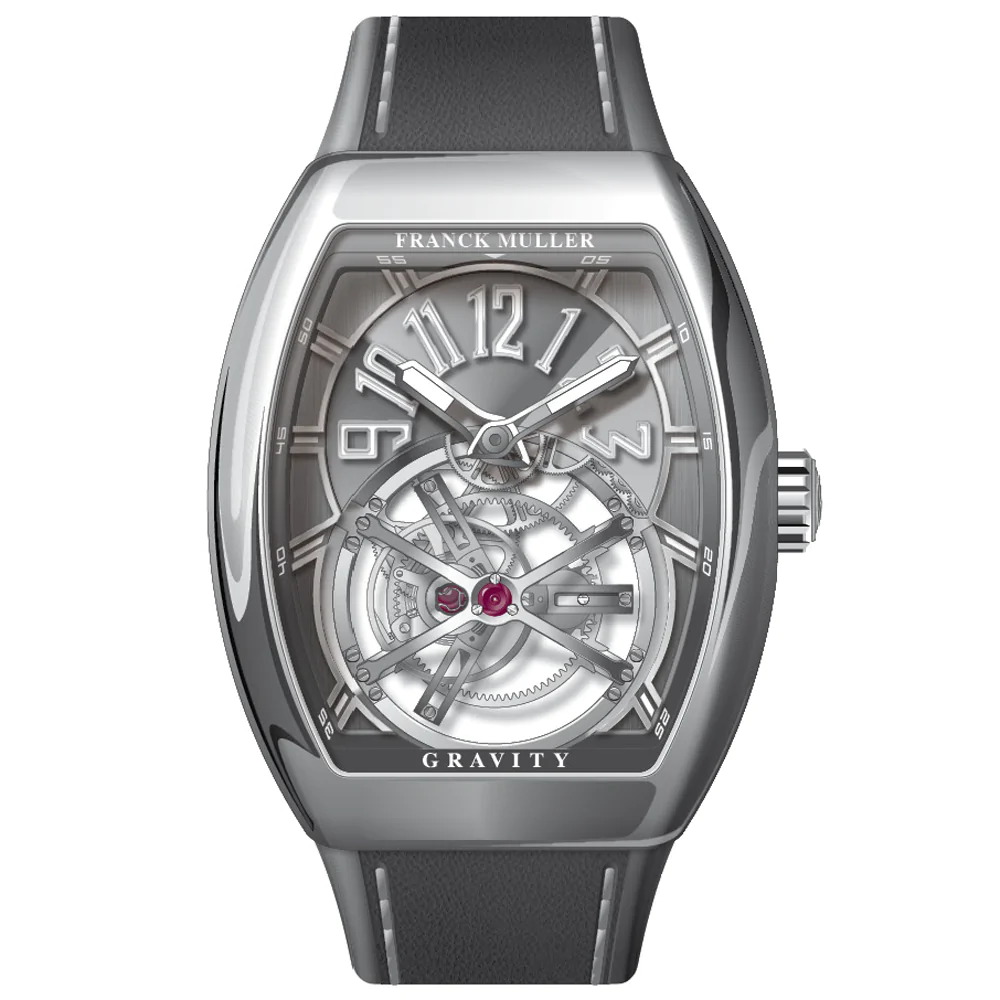 V45 Vanguard Gravity Tourbillon Polished Steel