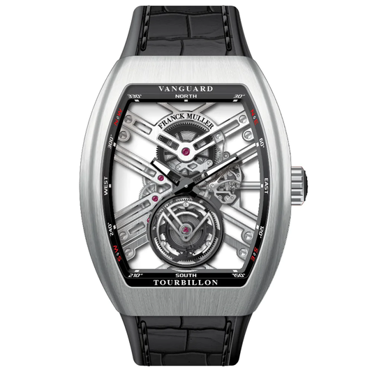 V45 Vanguard Tourbillon Skeleton Brushed Steel