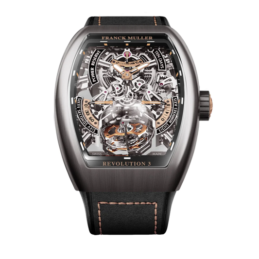 Vanguard Revolution 3 Skeleton Titanium - Rose Gold